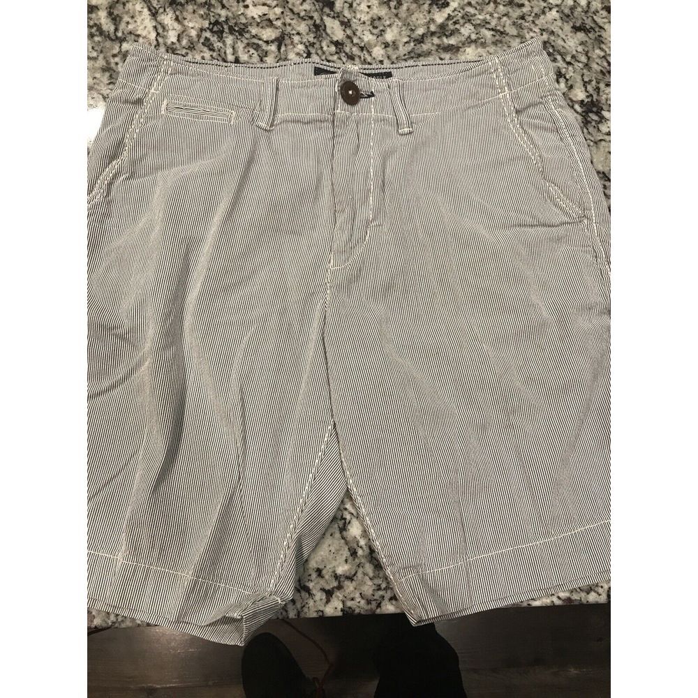American Eagle‎ Mens Classic 30 Blue Stripe Pinstripe Shorts